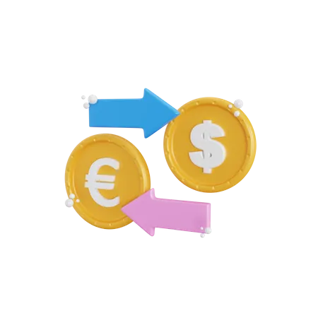 Money Exchange 3D Icon
