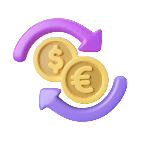 This Is Exchange 3 D Render Illustration Icon High Resolution Png File Isolated On Transparent Background Available 3 D Model File Format BLEND OBJ FBX And GLTF 3D Icon