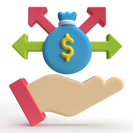 Money Expenses  3D Icon