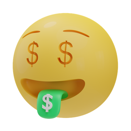 Money Face  3D Emoji