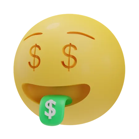 Money Face  3D Emoji