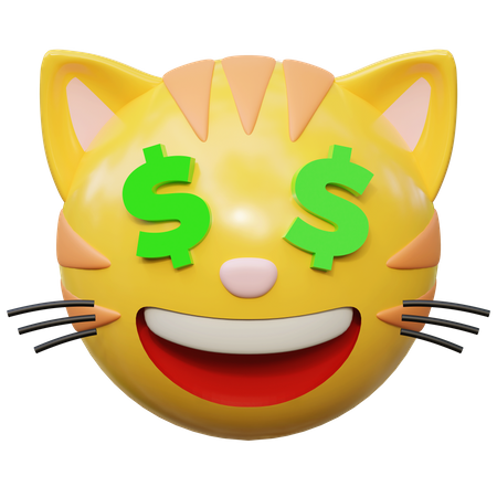 Money Face  3D Icon