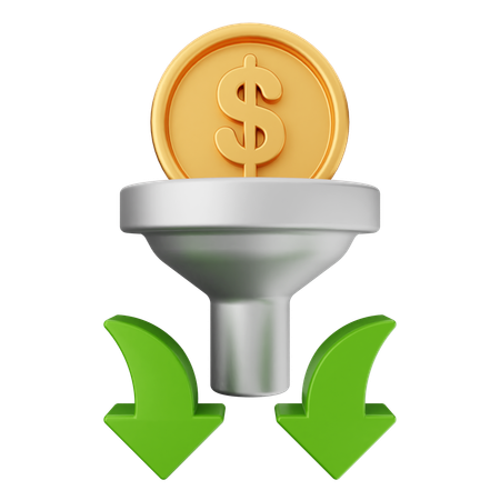 Money Filter  3D Icon