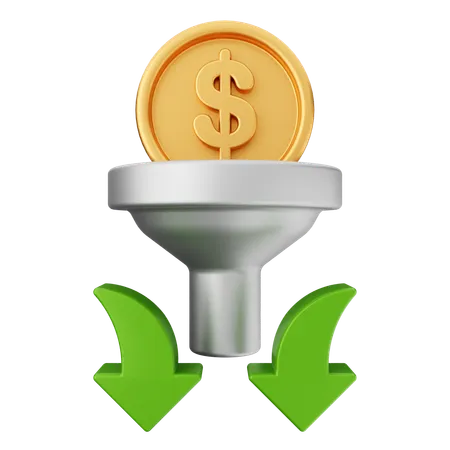 Money Filter  3D Icon