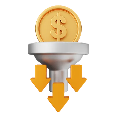 Money Filter  3D Icon