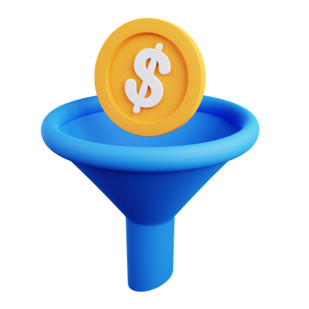 Money Filter  3D Icon