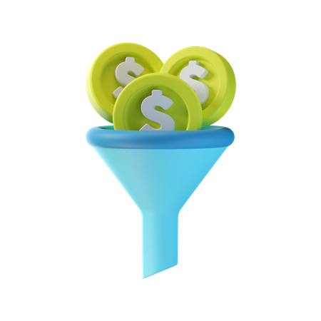 Money Filter  3D Icon