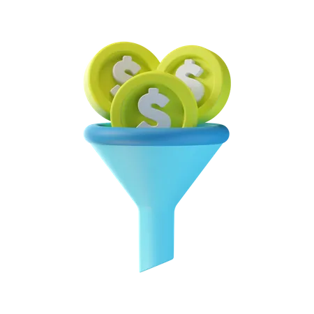 Money Filter  3D Icon