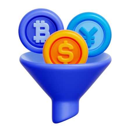 Money Filter  3D Icon
