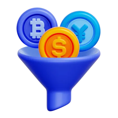 Money Filter  3D Icon