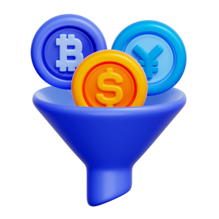 Money Filter  3D Icon