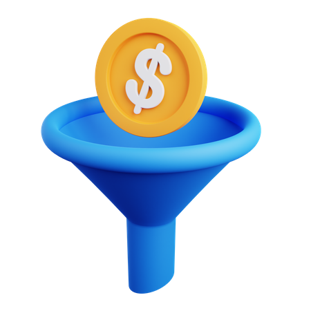 Money Filter 3D Icon