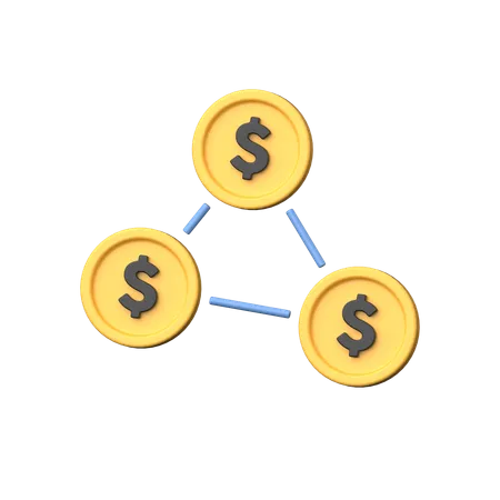 Money Flow  3D Icon