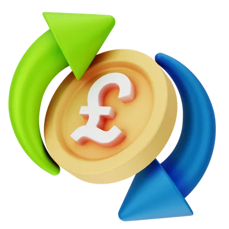 Money Flow  3D Icon