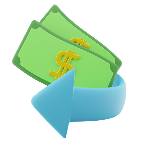 Money Flow  3D Icon