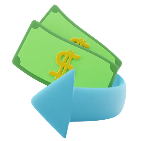 Money Flow  3D Icon