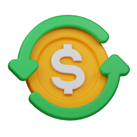 Money Flow  3D Icon