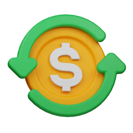 Money Flow  3D Icon