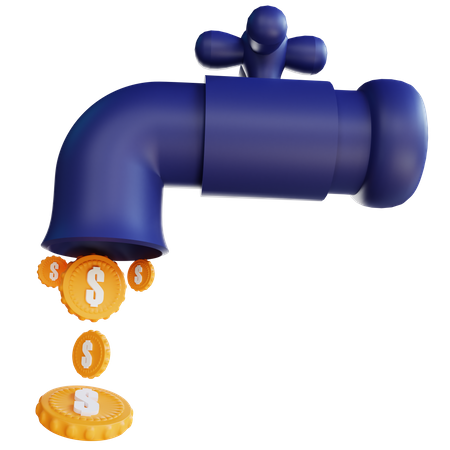 Money Flow  3D Icon