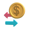 3d money flow logo