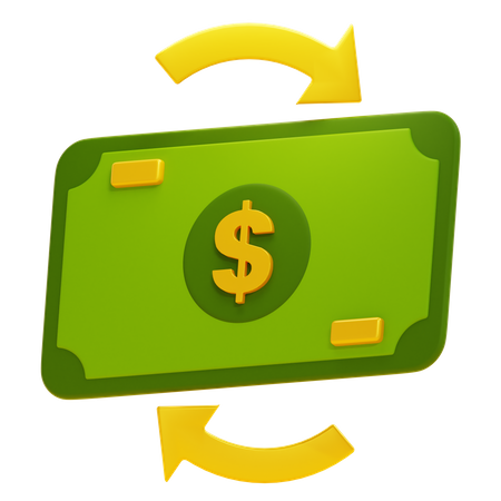 MONEY FLOW  3D Icon