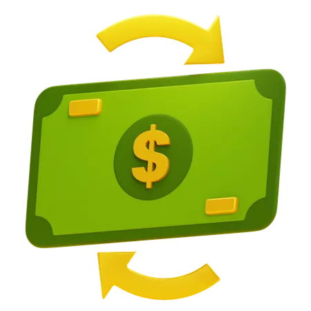 MONEY FLOW  3D Icon
