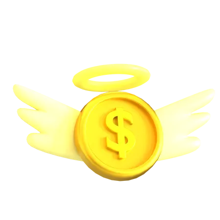 Money Flying  3D Icon