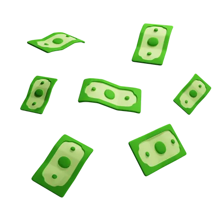 Money Flying Download This Item Now 3D Icon