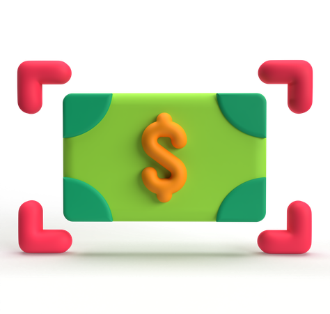 Money Focus  3D Icon