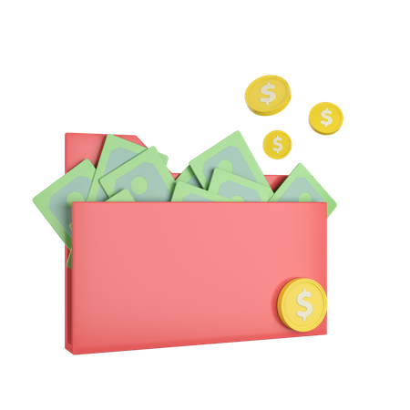 Money Folder  3D Icon