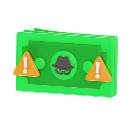 Money Fraud  3D Icon