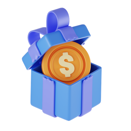 Money Gift  3D Icon