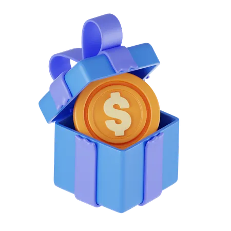 Money Gift  3D Icon