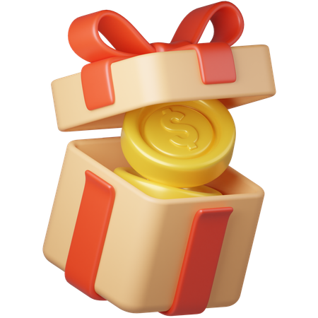 Money Gift  3D Icon