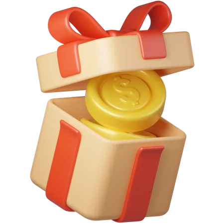 Money Gift  3D Icon