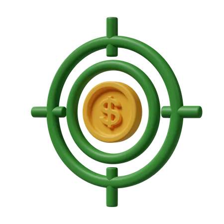 Money Goal  3D Icon