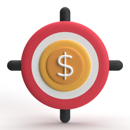 Money Goal  3D Icon