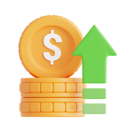 Money Growth  3D Icon