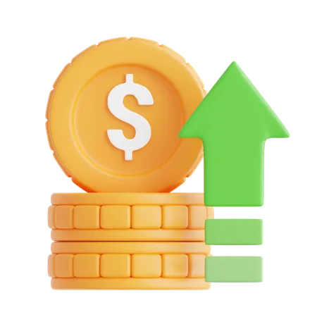 Money Growth  3D Icon