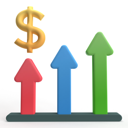 Money Growth  3D Icon