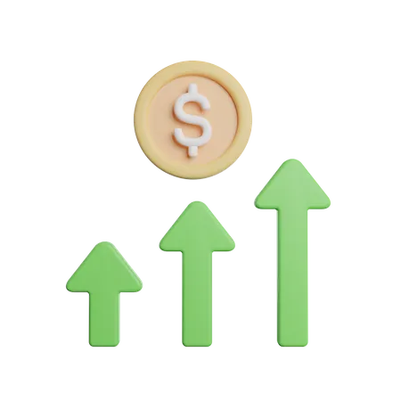 Money Growth  3D Icon