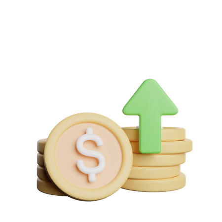 Money Growth  3D Icon