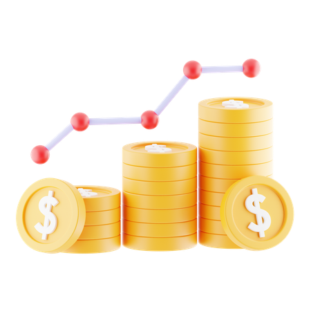 Money Growth  3D Icon