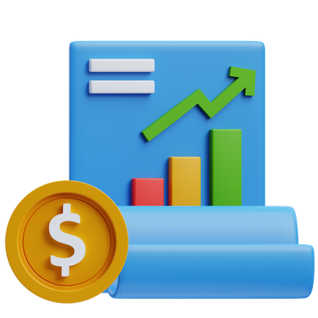 Money Growth  3D Icon