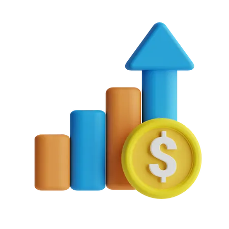 Money Growth  3D Icon