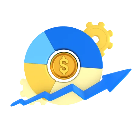 Money Growth  3D Icon