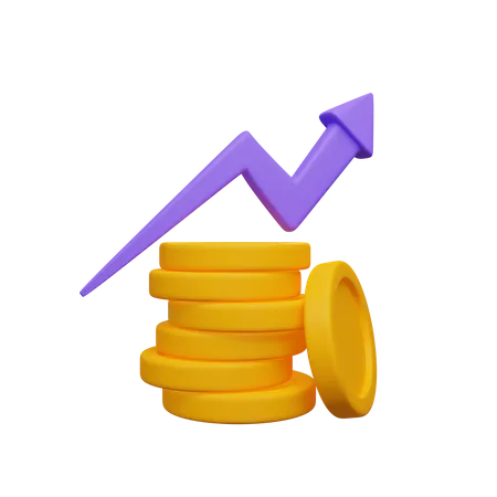 Money Growth  3D Icon