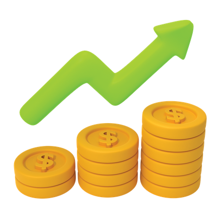 Money Growth  3D Icon