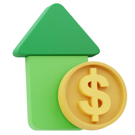 Money Growth  3D Icon