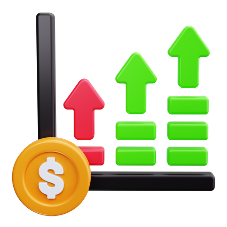 Money Growth  3D Icon